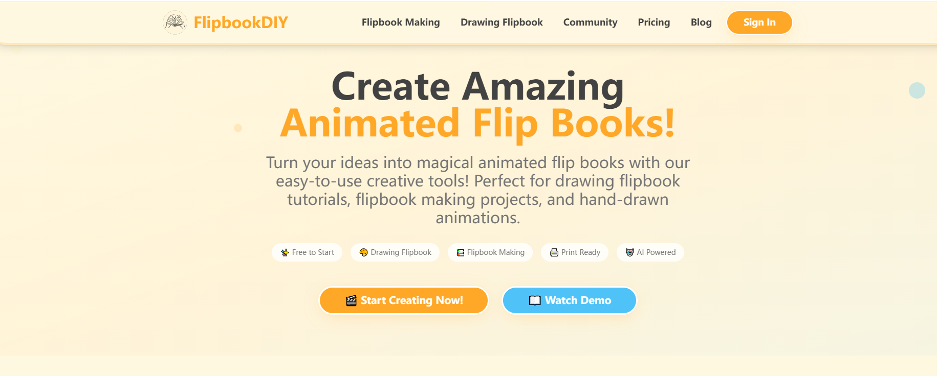 FlipbookDIY Upload Interface Screenshot